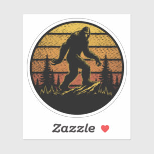 Sasquatch Custom-Cut Vinyl Stickers Aufkleber