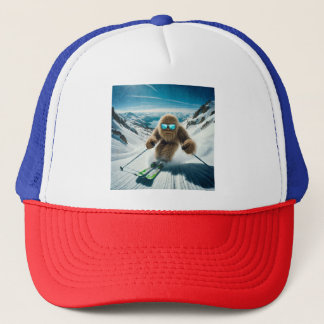 Sasquatch der Skifahrer Truckerkappe