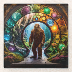 Sasquatch Dimensions Portal Glasuntersetzer