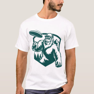 Sasquatch Disc Golf Outdoor Dge Disc Golf Bigfo T-Shirt