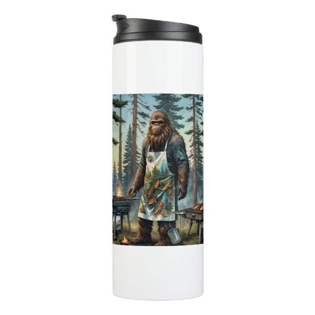 Sasquatch Fish Grillmaster Vater Thermosbecher (Nach rechts gedreht)