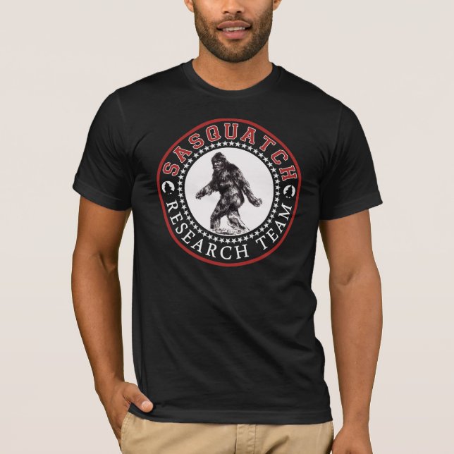 Sasquatch Forschungsteam T-Shirt (Vorderseite)