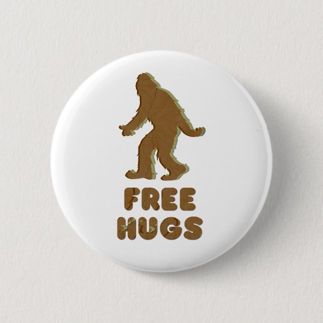 SASQUATCH - FREIES HUGS BUTTON (Vorderseite)