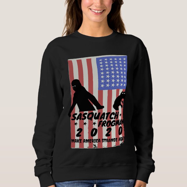 SASQUATCH FROGMAN 2020 American Cryptozoology Sweatshirt (Vorderseite)