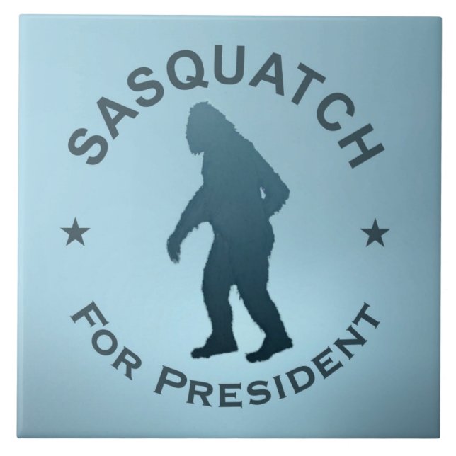 Sasquatch für den Präsidenten Fliese (Vorderseite)