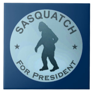 Sasquatch für den Präsidenten Fliese