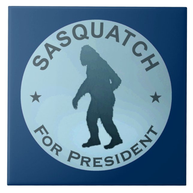Sasquatch für den Präsidenten Fliese (Vorderseite)
