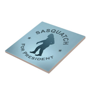 Sasquatch für den Präsidenten Fliese