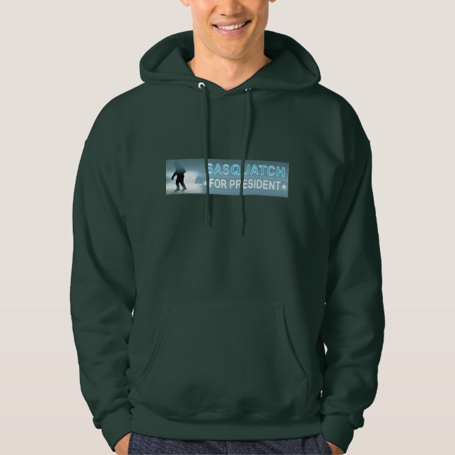Sasquatch für den Präsidenten Hoodie (Vorderseite)