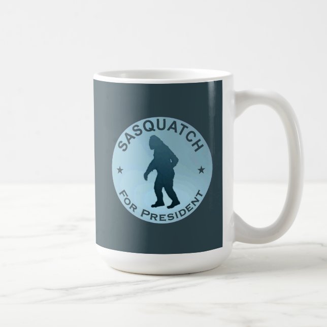 Sasquatch für den Präsidenten Kaffeetasse (Rechts)