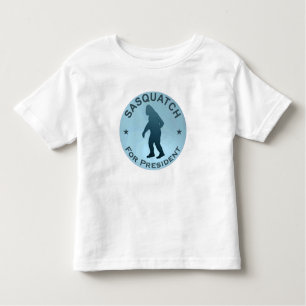 Sasquatch für den Präsidenten Kleinkind T-shirt