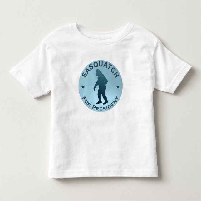 Sasquatch für den Präsidenten Kleinkind T-shirt (Vorderseite)