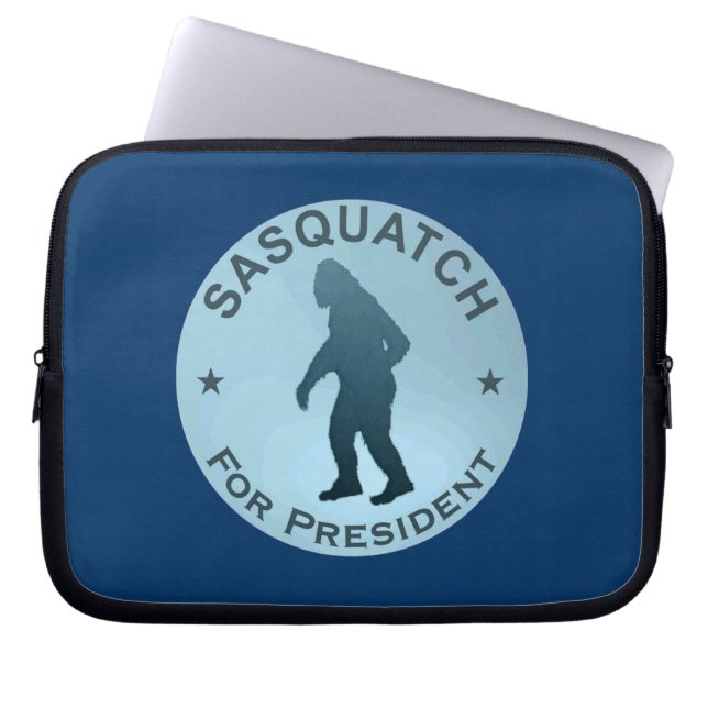 Sasquatch für den Präsidenten Laptopschutzhülle (Vorderseite)