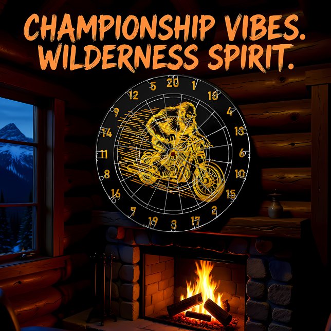 Sasquatch genehmigt: Ziel für den Mythos Dartscheibe (Von Creator hochgeladen)