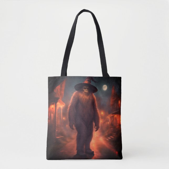 Sasquatch Halloween-Süßigkeiten-Tasche (Vorderseite)