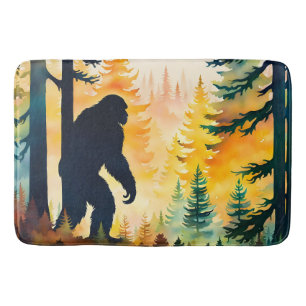 Sasquatch-Herbstlandschaft-Sonnenuntergang Badematte