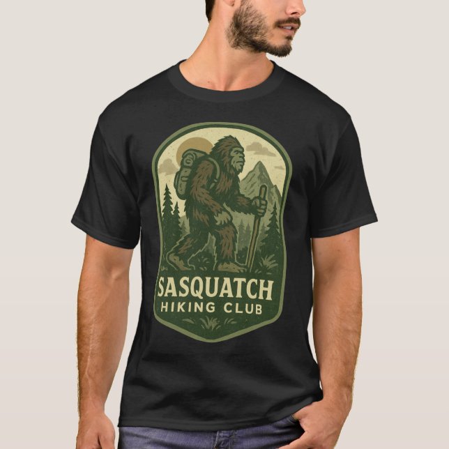 Sasquatch Hiking Club family girl T-Shirt (Vorderseite)