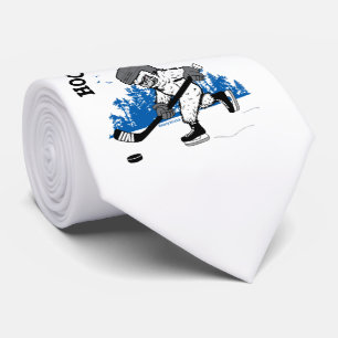 Sasquatch Hockey Legende Bigfoot Krawatte