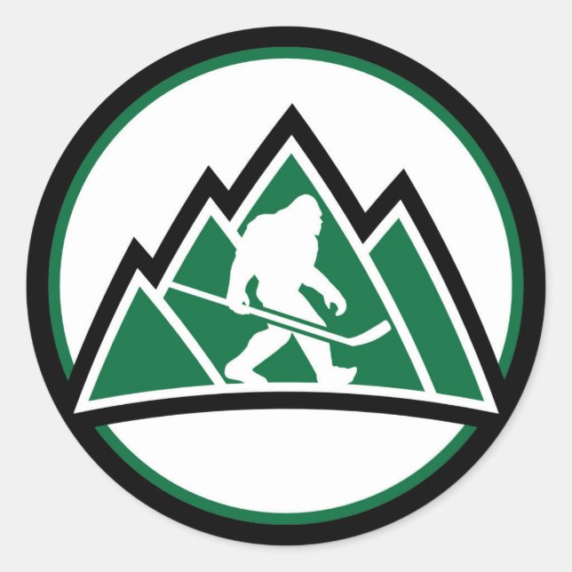 Sasquatch Hockey Sticker - Zuhause (Vorderseite)