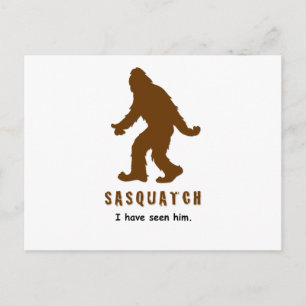 Sasquatch - Ich habe ihn gesehen Postkarte