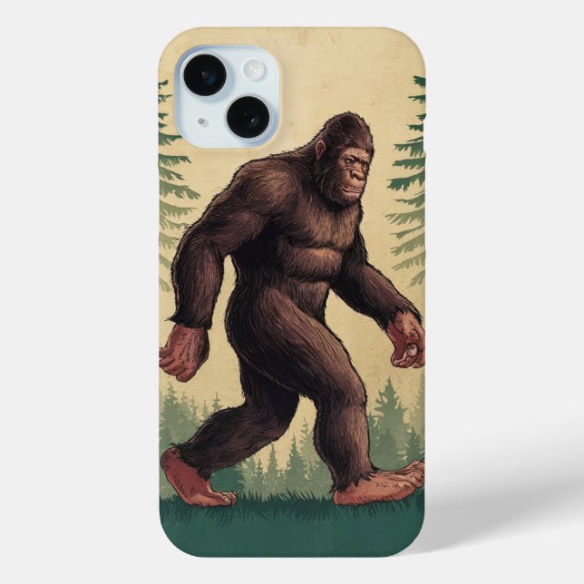 Sasquatch in der Natur Case-Mate iPhone Hülle (Rückseite)