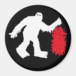 Sasquatch in Hatch, New Mexico Magnet