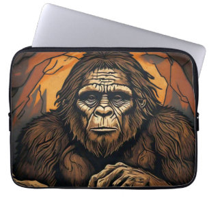 Sasquatch in Höhle Laptopschutzhülle