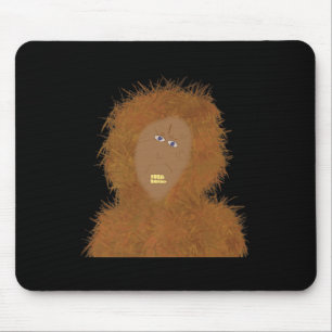 Sasquatch Lustiger Kid Erstellte Kunst Bigfoot Con Mousepad