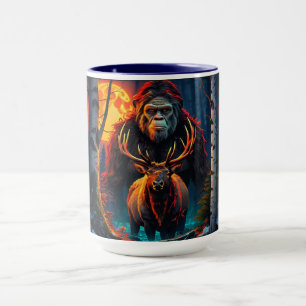 Sasquatch Moonlit Hunt Tasse