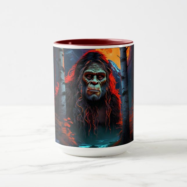 Sasquatch Moonlit Hunt Tasse (Zentrum)