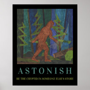 Sasquatch Motivierend Poster
