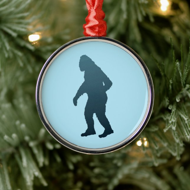 Sasquatch Ornament Aus Metall (Baum)
