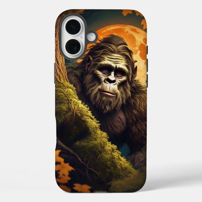 Sasquatch Peeking Case-Mate iPhone Hülle (Rückseite)