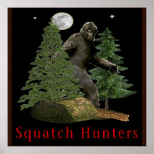Sasquatch-Poster Poster