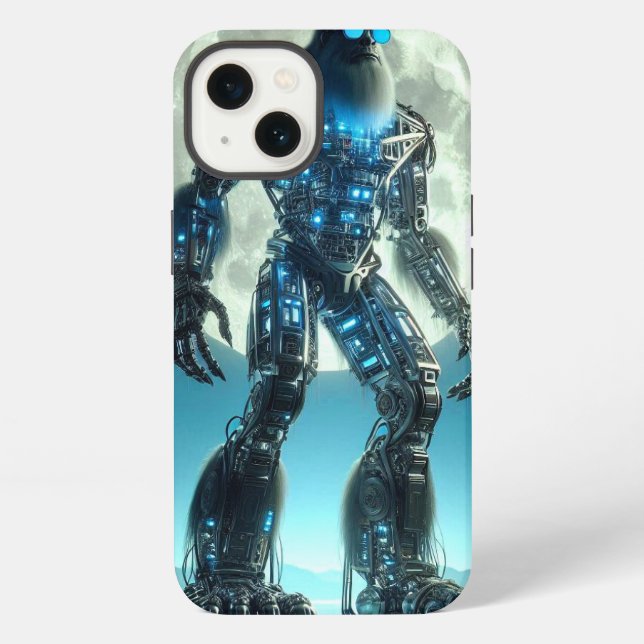 Sasquatch-Roboter iPhone Hülle (Rückseite)