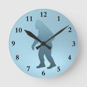 Sasquatch Runde Wanduhr