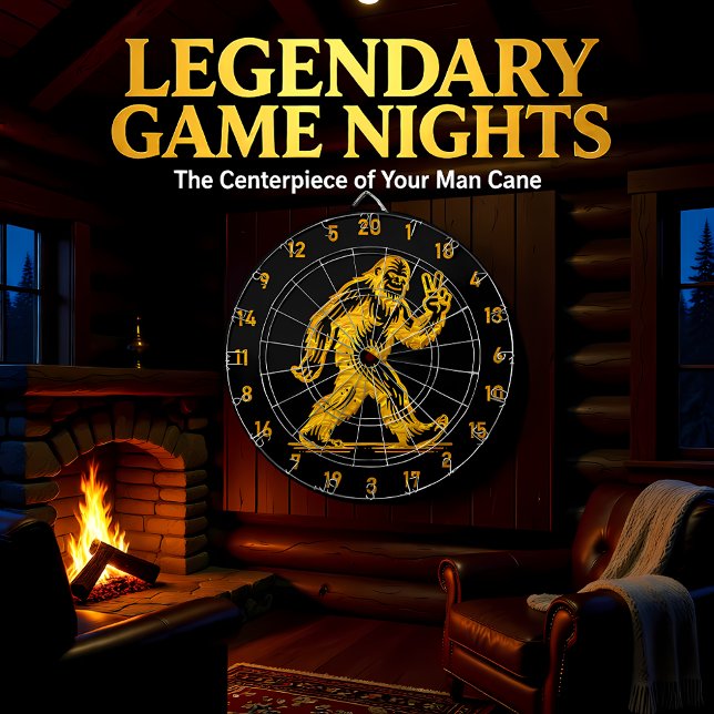 Sasquatch sagt: Ziel für Ruhm Dartscheibe (Von Creator hochgeladen)