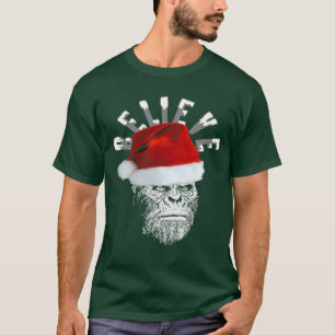 Sasquatch Sankt glauben WeihnachtsT - Shirt