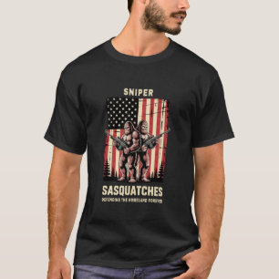Sasquatch-Scharfschützen verteidigen die Heimat Lu T-Shirt