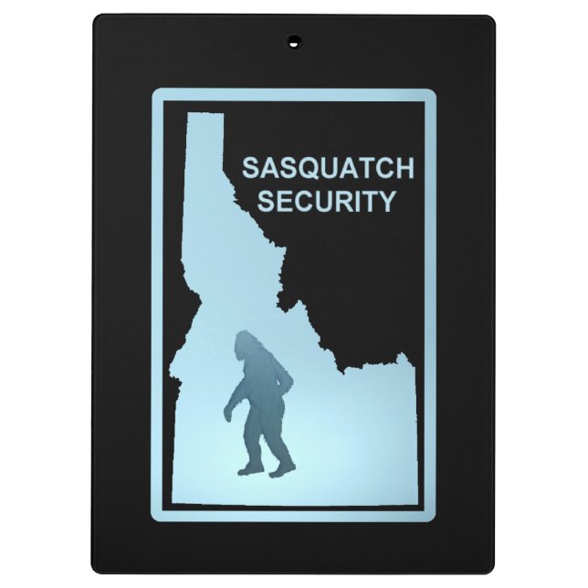 Sasquatch Security - Idaho Klemmbrett (Rückseite)