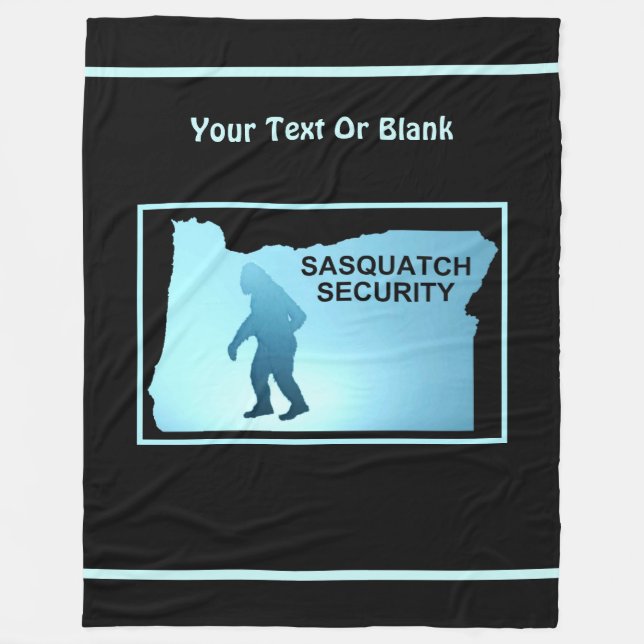 Sasquatch Security - Oregon Fleecedecke (Vorderseite)