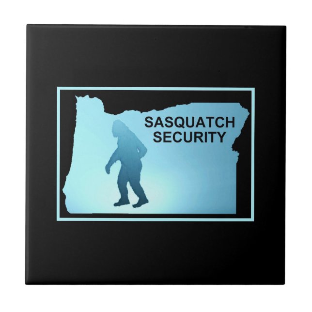 Sasquatch Security - Oregon Fliese (Vorderseite)
