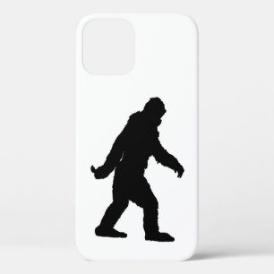 Sasquatch Silhouette auf Carbon Fibre Dekoration Case-Mate iPhone Hülle