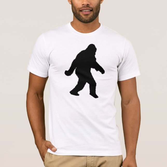 Sasquatch Squatchin-Silhouette T-Shirt (Vorderseite)