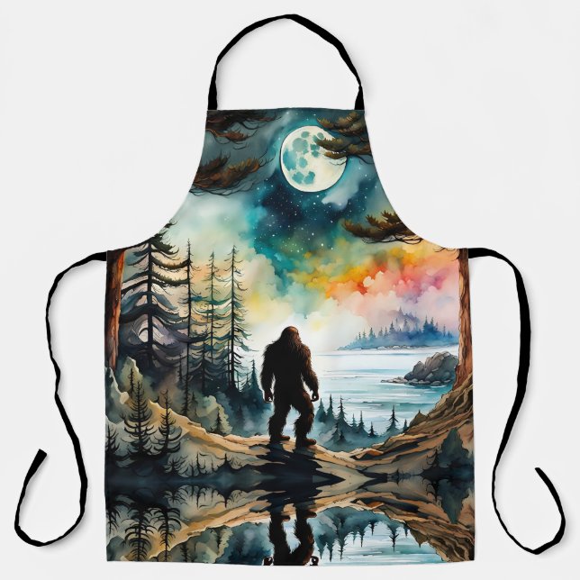 Sasquatch Stehend auf Ridge mit Blick auf den Ozea Schürze (Vorderseite)