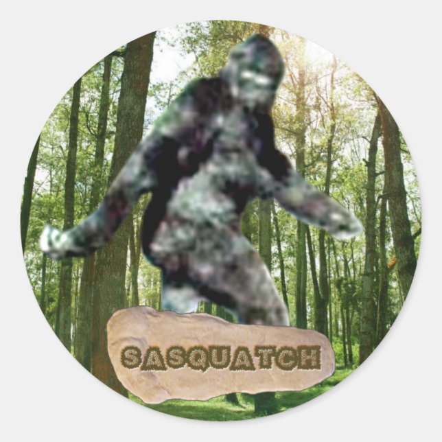 Sasquatch Sticker (Vorderseite)