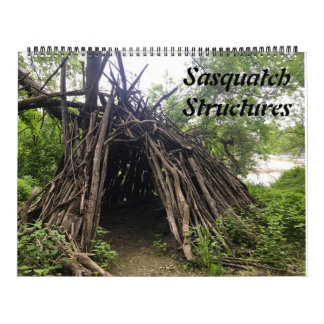 Sasquatch Structures Wall Calendar Kalender