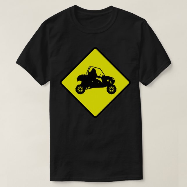 Sasquatch SXS Crossing Bigfoot Fahren UTV Road Si T-Shirt (Design vorne)
