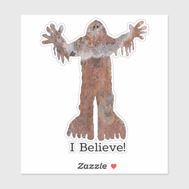 Sasquatch - Talking Canyons, New Mexico Aufkleber (Blatt)