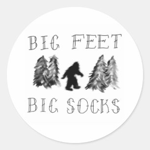 Sasquatch-Tasse Runder Aufkleber